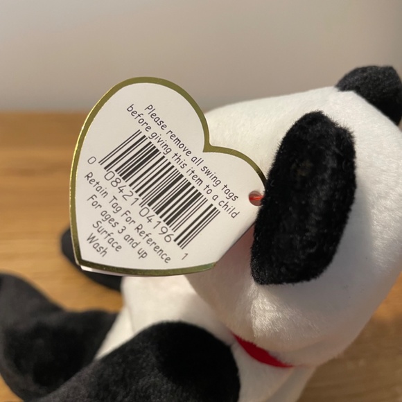 Ty Beanie Babies Fortune Panda Bear Black White 1997 – New Tag On VINTAGE - Picture 4 of 10